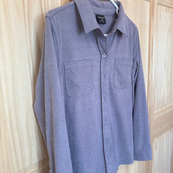 NWOT Lavender Button-Up - Picture 4 of 8